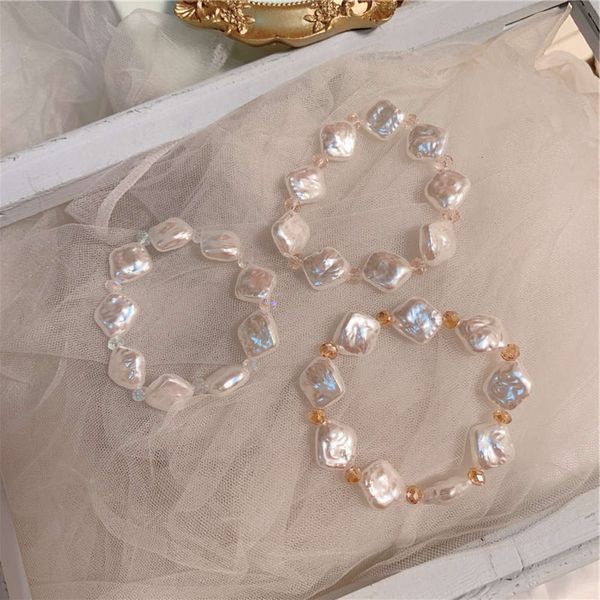 hand catenary korean version of simple niche design: crystal bracelet women's creative diamond handmade pearl bracelet, Golden;silver
hand catenary korean version of simple niche design: crystal bracelet women's creative diamond handmade pearl bracelet, Golden;silver