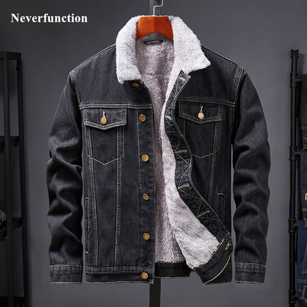 hoodies streetwear men winter thick warm wool velvet liner denim man simple solid casual motorcycle jackets outerwear coat, Black
hoodies streetwear men winter thick warm wool velvet liner denim man simple solid casual motorcycle jackets outerwear coat, Black