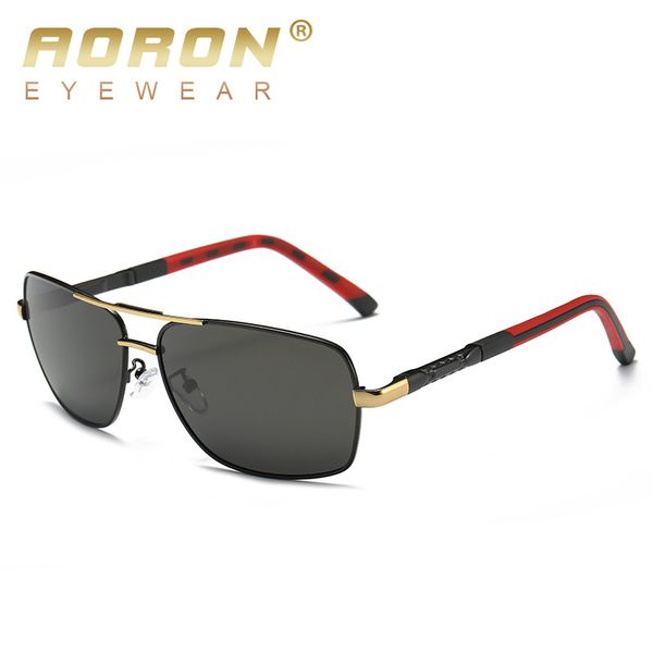 aoron men polarized sunglasses brand original design metal frame rectangle lens driving sports uv400 sun glasses, White;black
aoron men polarized sunglasses brand original design metal frame rectangle lens driving sports uv400 sun glasses, White;black