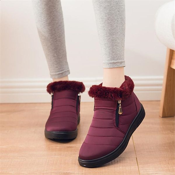 snow boots women shoes warm plush fur ankle boots winter female slip on flat casual shoes waterproof ultralight footwear new
snow boots women shoes warm plush fur ankle boots winter female slip on flat casual shoes waterproof ultralight footwear new