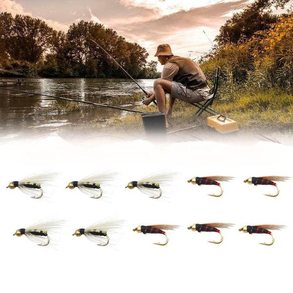 fishing hooks 10pcs slowly sinking salmon trout steelhead minnow flies simulation baits no.16 hook
fishing hooks 10pcs slowly sinking salmon trout steelhead minnow flies simulation baits no.16 hook