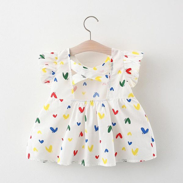 girl's dresses summer born baby girl clothes 1 year birthday flying sleeve dress costume for toddler girls clothing, Red;yellow
girl's dresses summer born baby girl clothes 1 year birthday flying sleeve dress costume for toddler girls clothing, Red;yellow