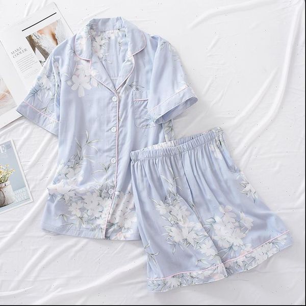 summer cotton silk pajamas suit women sleepwear buttoned comfortable man made pure female short sleeved shorts, Black;red
summer cotton silk pajamas suit women sleepwear buttoned comfortable man made pure female short sleeved shorts, Black;red
