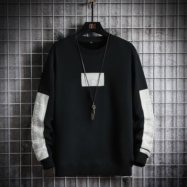 men's hoodies & sweatshirts 2021 autumn and winter korean fashion casual round neck sweatshirt sports versatile long-sleeved trendy, Black
men's hoodies & sweatshirts 2021 autumn and winter korean fashion casual round neck sweatshirt sports versatile long-sleeved trendy, Black