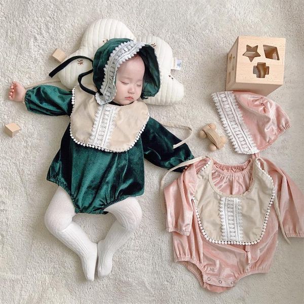 rompers baby girl loose romper+hat +bib autumn long sleeve jumpsuit cotton toddler clothing infant kids jumpsuits, Blue
rompers baby girl loose romper+hat +bib autumn long sleeve jumpsuit cotton toddler clothing infant kids jumpsuits, Blue