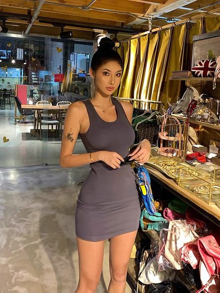 europe and the united states slim waistcoat dress women tight body show body bag buttock cotton nightclub grey black summerswimwear bat, Black;gray
europe and the united states slim waistcoat dress women tight body show body bag buttock cotton nightclub grey black summerswimwear bat, Black;gray