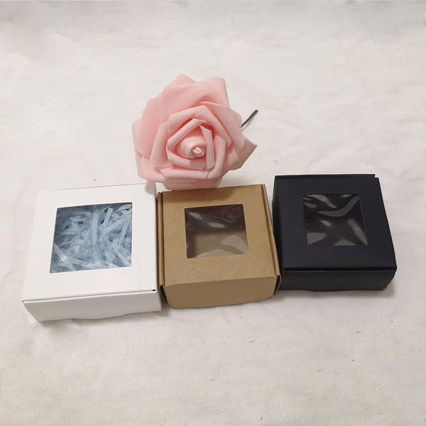 10pcs kraft paper box transparent window gift packaging candy soap party favor packing cardboard wrap
10pcs kraft paper box transparent window gift packaging candy soap party favor packing cardboard wrap
