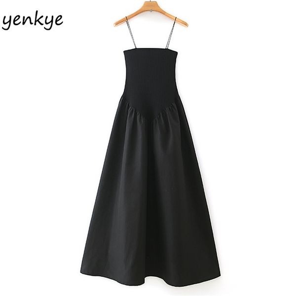spaghetti strap vintage patchwork black dress women sleeveless a-line romantic female summer party long es 210514, Black;gray
spaghetti strap vintage patchwork black dress women sleeveless a-line romantic female summer party long es 210514, Black;gray