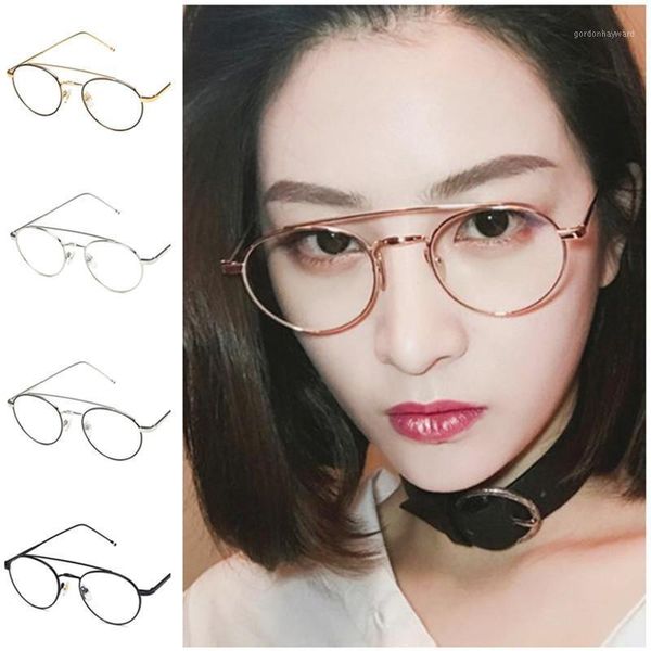 fashion womem & men optical glasses personality double beam anti-uv spectacles alloy frame eyeglasses sunglasses, White;black
fashion womem & men optical glasses personality double beam anti-uv spectacles alloy frame eyeglasses sunglasses, White;black