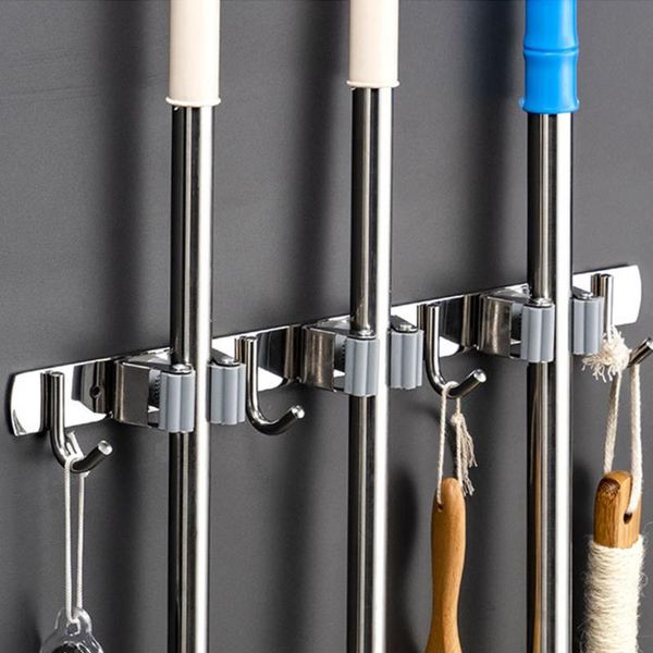 hooks & rails broom holder heavy duty practical clip mop organizer wall mount hook stainless steel storage space saving hanger multifunction
hooks & rails broom holder heavy duty practical clip mop organizer wall mount hook stainless steel storage space saving hanger multifunction