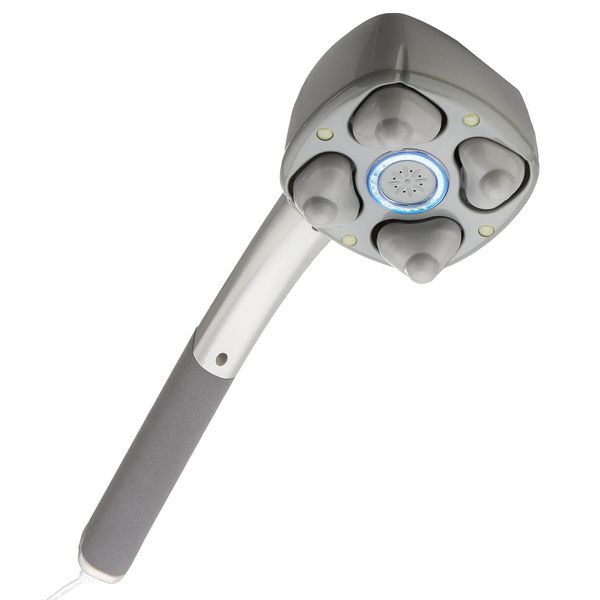 electric handheld massager four head machine full body neck vertebra back muscle relax vibrating deep tissue massage health care 
electric handheld massager four head machine full body neck vertebra back muscle relax vibrating deep tissue massage health care