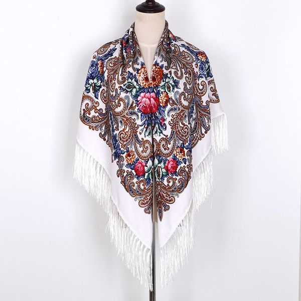 scarves russian style muslim autumn and winter warm shawl ethnic printed tassel square scarf tourism baotou women's, Blue;gray
scarves russian style muslim autumn and winter warm shawl ethnic printed tassel square scarf tourism baotou women's, Blue;gray