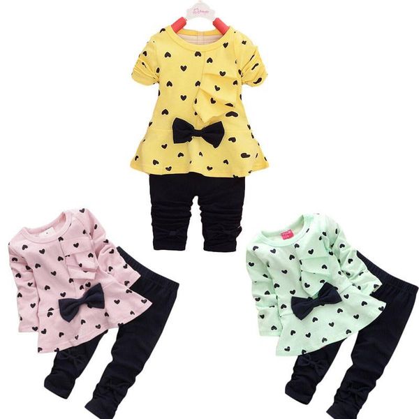 baby girls clothes sets lovely heart-shaped print bow cute 2pcs kids set t shirt + pants roupas infantis born clothing, White
baby girls clothes sets lovely heart-shaped print bow cute 2pcs kids set t shirt + pants roupas infantis born clothing, White