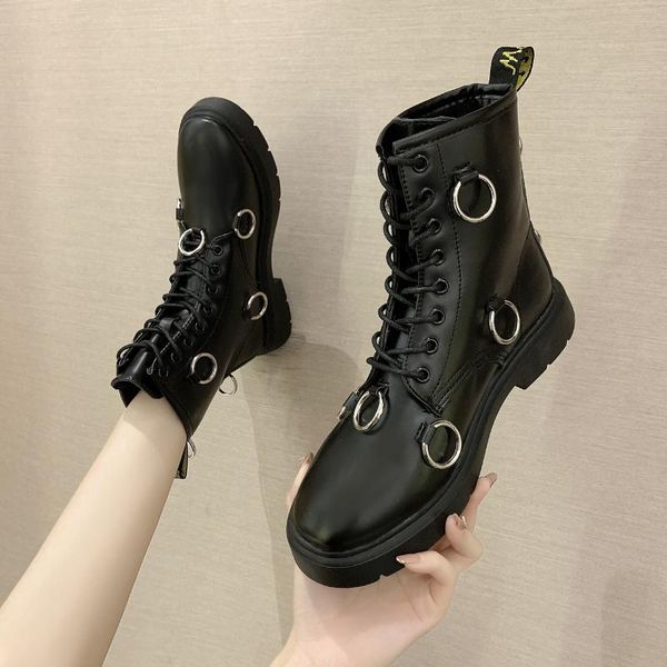 boots female women shoes ankle 2021 autumn british wind fashion leather short winter warm motorcycle, Black
boots female women shoes ankle 2021 autumn british wind fashion leather short winter warm motorcycle, Black