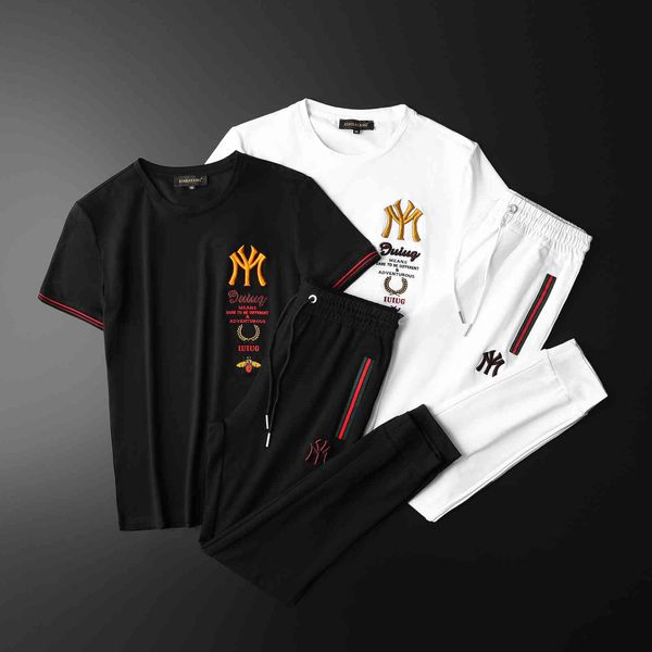 tracksuits sport suit fashion classic summer pants plain cotton black t shirt short sleeve casual mom's daily, Gray
tracksuits sport suit fashion classic summer pants plain cotton black t shirt short sleeve casual mom's daily, Gray