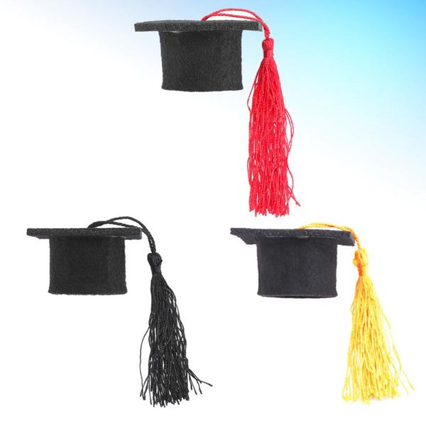 party hats 3pcs mini doctoral cap shape bottle tassel red cover graduation ornament beer decoration acces
party hats 3pcs mini doctoral cap shape bottle tassel red cover graduation ornament beer decoration acces