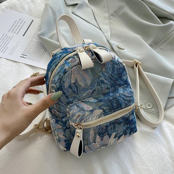 backpack style cute oil painting flowers fashion luxury designer small for women 2021 summer trendy girls students school back packs
backpack style cute oil painting flowers fashion luxury designer small for women 2021 summer trendy girls students school back packs