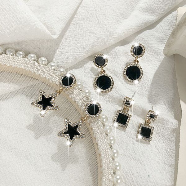 studs earrings s925 silver fashion geometric star ol net red cool wind women's needle versatile, Golden;silver
studs earrings s925 silver fashion geometric star ol net red cool wind women's needle versatile, Golden;silver