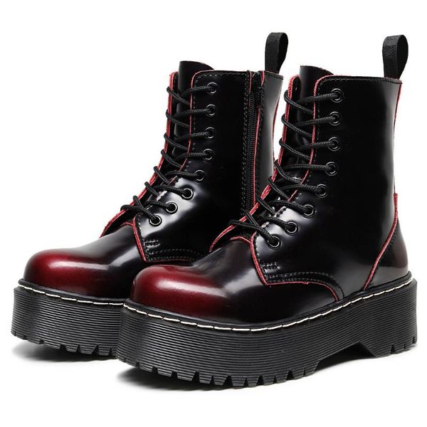 boots women ankle chunky winter shoes female lace up genuine leather boot motorcycle women's zapatos de mujer, Black
boots women ankle chunky winter shoes female lace up genuine leather boot motorcycle women's zapatos de mujer, Black