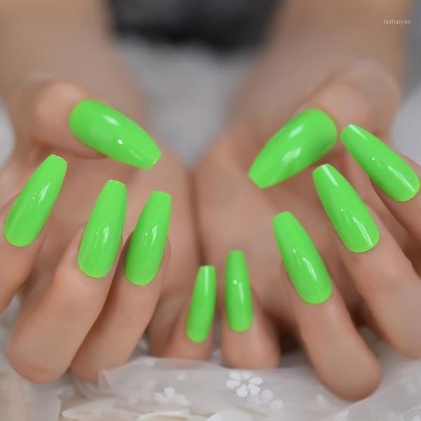 24pcs neon bright green press on false nails extra long coffin ballerina shape uv gel glue fingersnails adhesive tapes1, Red;gold
24pcs neon bright green press on false nails extra long coffin ballerina shape uv gel glue fingersnails adhesive tapes1, Red;gold