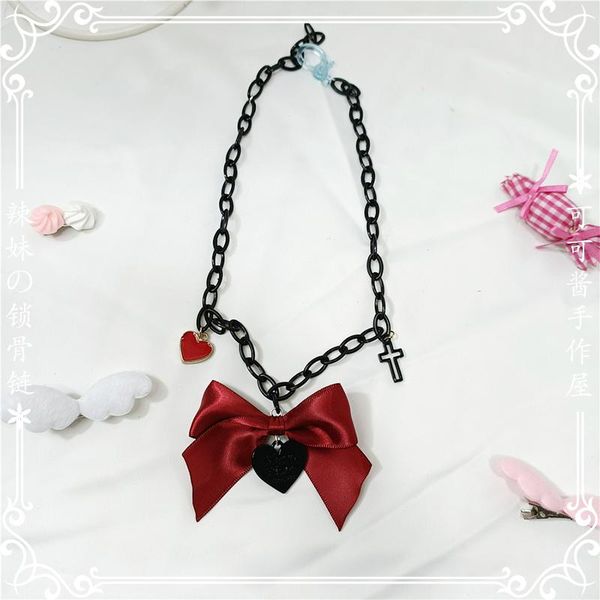 pendant necklaces original handmade sun man girl heart necklace loli sweet bow chain soft and adorable harajuku clavicle, Silver
pendant necklaces original handmade sun man girl heart necklace loli sweet bow chain soft and adorable harajuku clavicle, Silver