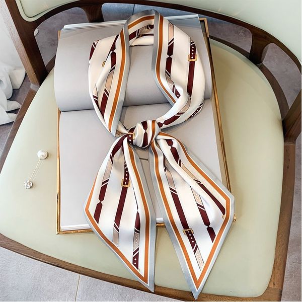ZRFV ties style spring and autumn korean fashion foreign style sunscreen scarves and scarves silk scarfsilk scarf women's narrow strip crava, Black;gray
ZRFV ties style spring and autumn korean fashion foreign style sunscreen scarves and scarves silk scarfsilk scarf women's narrow strip crava, Black;gray