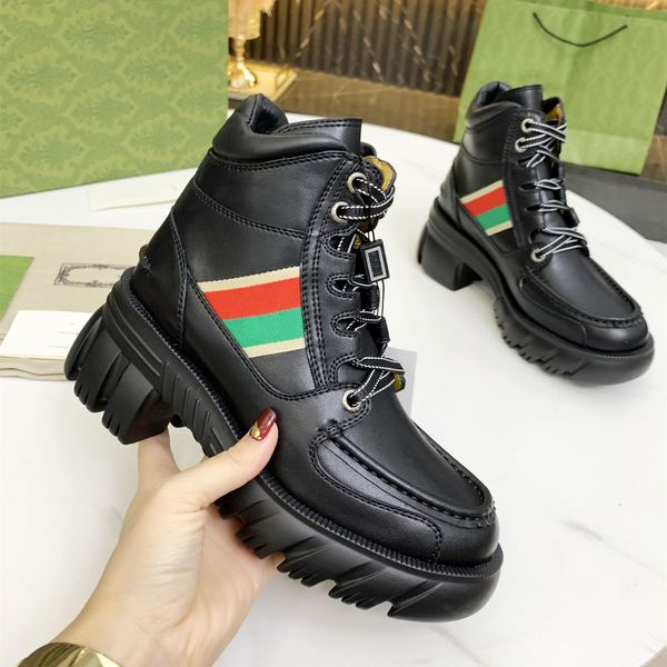 designer women stripe casual shoes luxury woman lace-up high boot fashion riding martin boots classical 100% leather black pure color platfo
designer women stripe casual shoes luxury woman lace-up high boot fashion riding martin boots classical 100% leather black pure color platfo