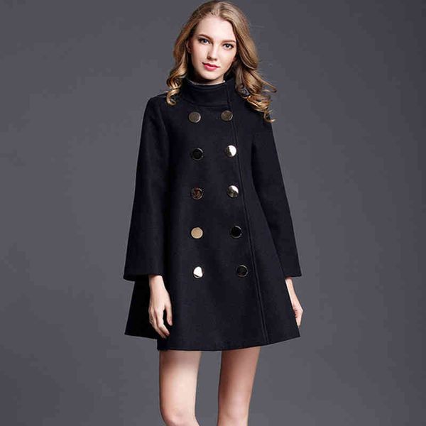 women's wool & blends coat women double breasted black en cape winter warm blend elegant luxury brand outwear overcoat arrival pnqe
women's wool & blends coat women double breasted black en cape winter warm blend elegant luxury brand outwear overcoat arrival pnqe