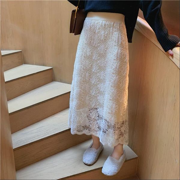 women skirt spring autumn elastic high waist fashion jacquard lace elegant long skirts womens maxi, Black
women skirt spring autumn elastic high waist fashion jacquard lace elegant long skirts womens maxi, Black