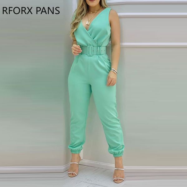 soild plain sleeveless pocket design backless jumpsuit with belt casual look for women 2021, Black;white
soild plain sleeveless pocket design backless jumpsuit with belt casual look for women 2021, Black;white