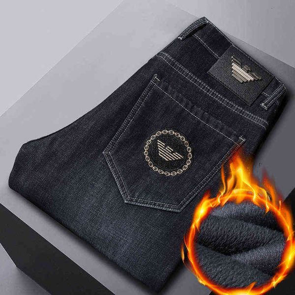 winter brand plush thickened jeans men's warm pants slim straight youth plush, Blue
winter brand plush thickened jeans men's warm pants slim straight youth plush, Blue