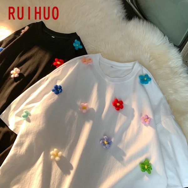 men's t-shirts ruihuo floral cotton t shirt men clothing harajuku streetwear tshirts summer hip hop 2xl 2021 arrivals, White;black
men's t-shirts ruihuo floral cotton t shirt men clothing harajuku streetwear tshirts summer hip hop 2xl 2021 arrivals, White;black