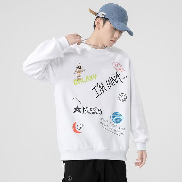 men's hoodies & sweatshirts white sweatshirt for men letter and graphic autumn long sleeve galaxy clothes loose hip hop streetwear, Black
men's hoodies & sweatshirts white sweatshirt for men letter and graphic autumn long sleeve galaxy clothes loose hip hop streetwear, Black
