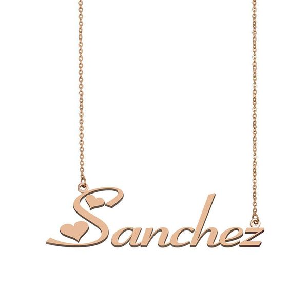 pendant necklaces sanchez name necklace jewelry custom for women girls friends birthday wedding christmas mother days gift, Silver
pendant necklaces sanchez name necklace jewelry custom for women girls friends birthday wedding christmas mother days gift, Silver