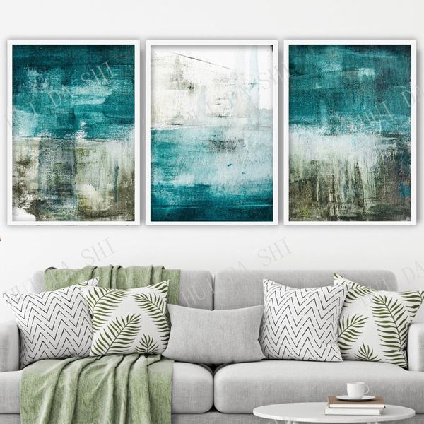 paintings set of 3 prints - abstract blue, teal and white art from original textured painting gallery wall poster decor gift
paintings set of 3 prints - abstract blue, teal and white art from original textured painting gallery wall poster decor gift