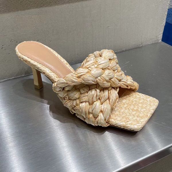 80% off store online fashion luxury brand slippers woven high heels muller drag party sandals ladies wedding beach, Black
80% off store online fashion luxury brand slippers woven high heels muller drag party sandals ladies wedding beach, Black