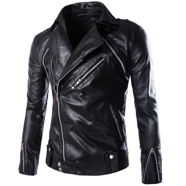 men's fur & faux slim oblique zipper leather jackets motorcycle fashion male hip-hop style street wear suede, Black
men's fur & faux slim oblique zipper leather jackets motorcycle fashion male hip-hop style street wear suede, Black