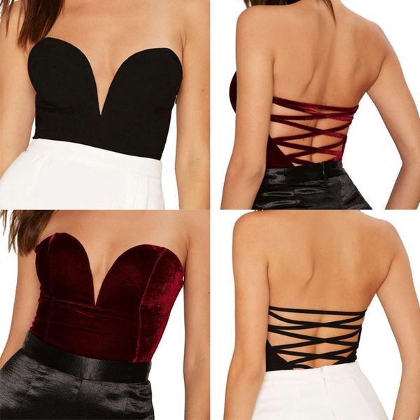 women's jumpsuits & rompers fashion women velvet v neck bodysuit padded chest bandage plus size female criss cross strap combinaison fe, Black;white
women's jumpsuits & rompers fashion women velvet v neck bodysuit padded chest bandage plus size female criss cross strap combinaison fe, Black;white
