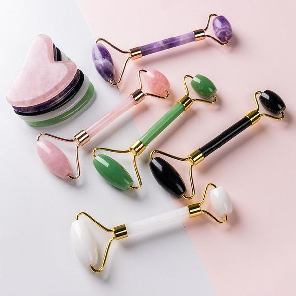 fitness balls rose quartz roller facial guasha massager powder crystal jade scraper two-piece beauty face-lifting tool gift box
fitness balls rose quartz roller facial guasha massager powder crystal jade scraper two-piece beauty face-lifting tool gift box