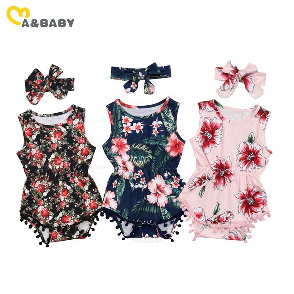 2pcs/lot born infant baby girls flower romper sleeveless pom jumpsuit summer girl clothes 210515, Blue
2pcs/lot born infant baby girls flower romper sleeveless pom jumpsuit summer girl clothes 210515, Blue