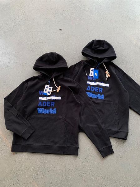 men's hoodies & sweatshirts we are the ader world error hoodie men women 1:1 embroidery adererror pullovers overhead, Black
men's hoodies & sweatshirts we are the ader world error hoodie men women 1:1 embroidery adererror pullovers overhead, Black