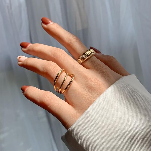 wedding rings geometric opening index finger ring women's fashion niche design personality, Slivery;golden
wedding rings geometric opening index finger ring women's fashion niche design personality, Slivery;golden