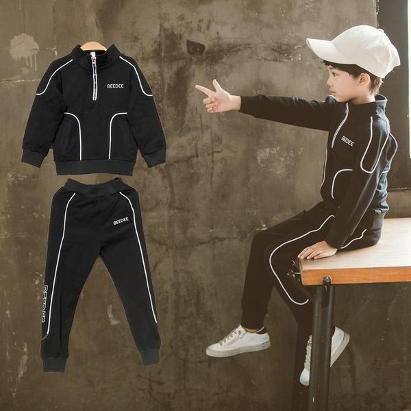clothing sets thread spring summer boys suits sweatshirts + pants 2pcs/set kids jacket teenager sport leisure tracksuit high quality, White
clothing sets thread spring summer boys suits sweatshirts + pants 2pcs/set kids jacket teenager sport leisure tracksuit high quality, White
