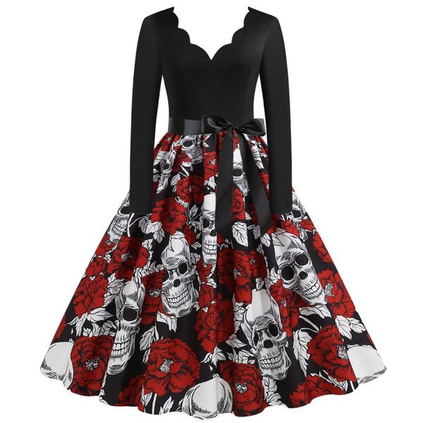 women's swimwear women rockabilly dress vintage long sleeve halloween 1950s evening prom dresses belted elegant party vestidos robe fem, White;black
women's swimwear women rockabilly dress vintage long sleeve halloween 1950s evening prom dresses belted elegant party vestidos robe fem, White;black