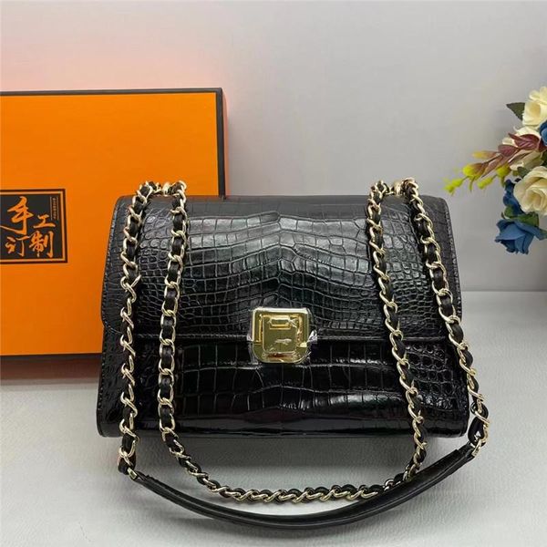 evening bags authentic crocodile skin gold chain women small flap bag genuine alligator leather lady purse female single shoulder
evening bags authentic crocodile skin gold chain women small flap bag genuine alligator leather lady purse female single shoulder