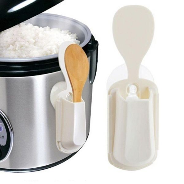 kitchen storage & organization 1pcs white spoon rack can suck rice cooker pot wall suction cup holder
kitchen storage & organization 1pcs white spoon rack can suck rice cooker pot wall suction cup holder