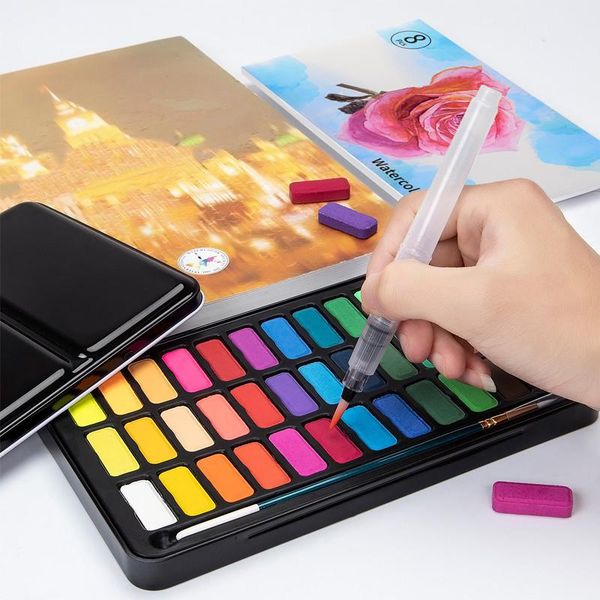 gift sets children's solid watercolor portable metal box with primary school student professional art supplies paint
gift sets children's solid watercolor portable metal box with primary school student professional art supplies paint