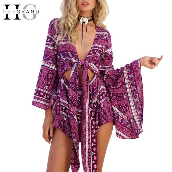 women's jumpsuits & rompers hee grand women summer bohemian printed jumpsuit 2021 casual loose deep v-neck flare sleeve vacation playsu, Black;white
women's jumpsuits & rompers hee grand women summer bohemian printed jumpsuit 2021 casual loose deep v-neck flare sleeve vacation playsu, Black;white