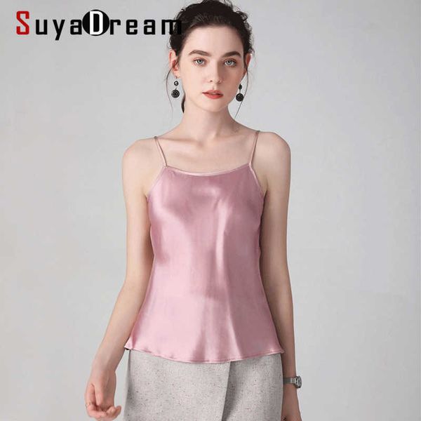 suyadream women 100%real silk camisoles solid smooth satin camis spring summer bottoming vests 210623, White
suyadream women 100%real silk camisoles solid smooth satin camis spring summer bottoming vests 210623, White