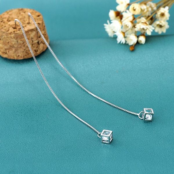 wholesale silver magic cube tassel pendant drop long ear line earrings 925 fashion simple for women jewelry dangle & chandelier
wholesale silver magic cube tassel pendant drop long ear line earrings 925 fashion simple for women jewelry dangle & chandelier